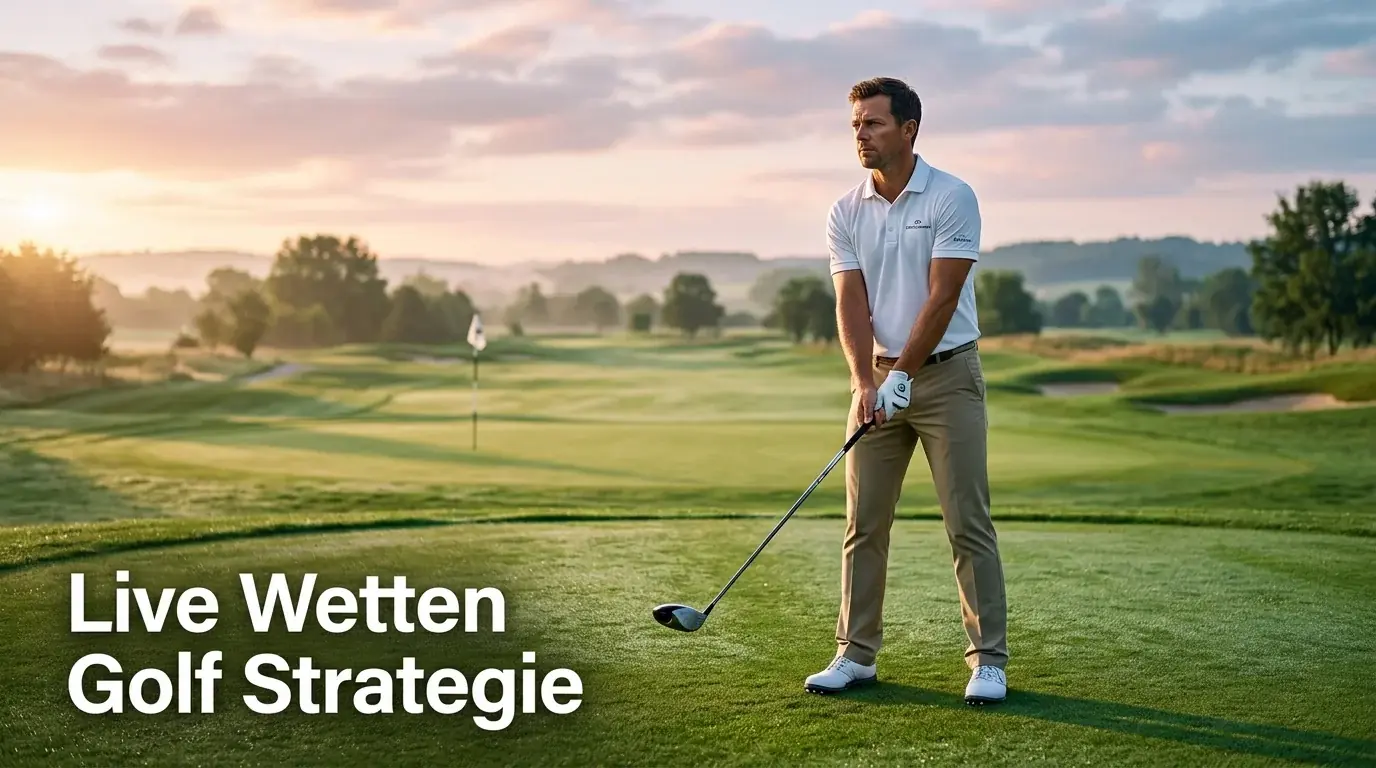 Live-Wetten-Strategie beim Golf mit Tee-Time-Welle, Wetterfenster und Momentum-Analyse